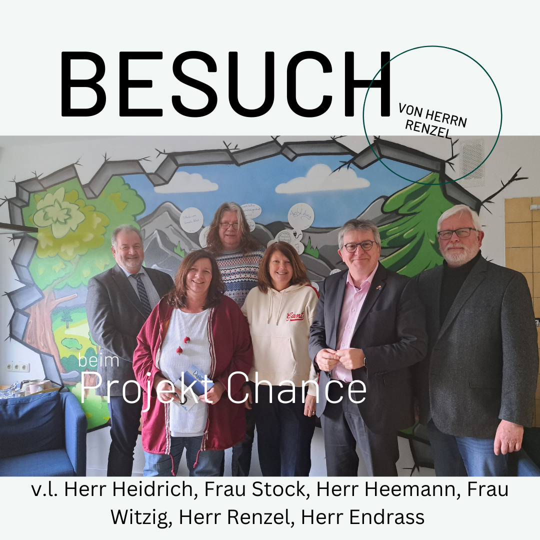 You are currently viewing Herr Renzel besucht das Projekt Chance